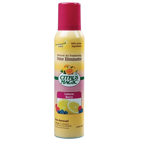 How to use lemon-infused magic citrus spray to remove grease and grime